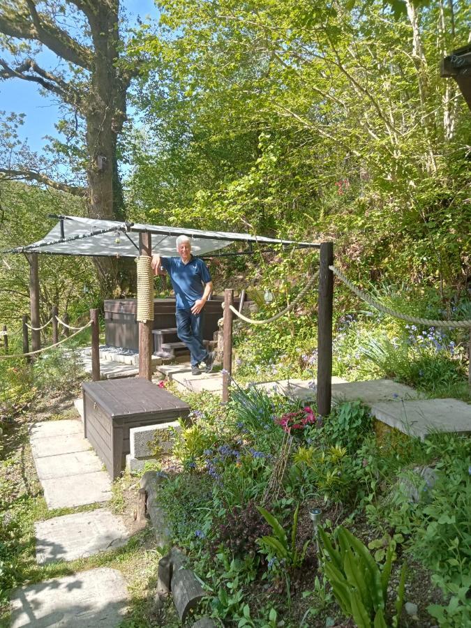 'Morris' The Shepherd'S Hut With Woodland Hot Tub Carmarthen Buitenkant foto